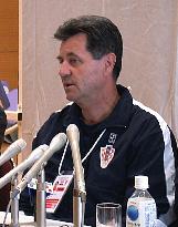 Croatian coach meets press